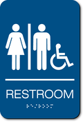 Unisex Sign Blue