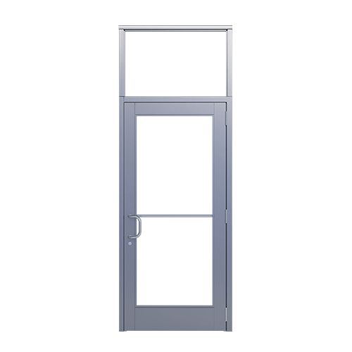Storefront Doors with Transoms